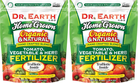 Dr. Earth Organic 5 Tomato, Vegetable & Herb Fertilizer Poly Bag