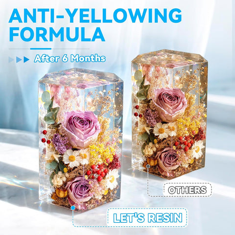 LET'S RESIN Epoxy Resin Kit,1 Gallon Bubble Free & Crystal Clear Resin