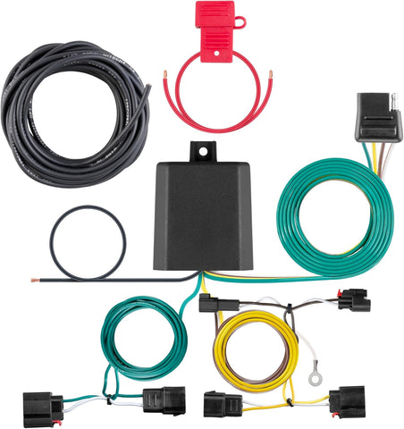 Custom Wiring Harness, 4-Way Flat Output, Compatible with Select Grand Cherokee