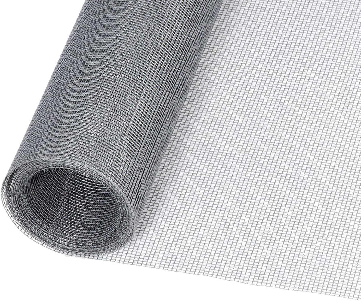 Windows Screen and Screen Door Replacement, 59"x106" Durable Fiberglass Screen Mesh- Window Screen & Sliding Screen Door Repair for Patio and Windows