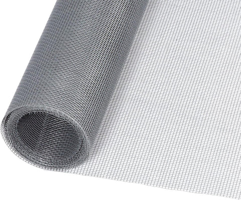 Windows Screen and Screen Door Replacement, 59"x106" Durable Fiberglass Screen Mesh- Window Screen & Sliding Screen Door Repair for Patio and Windows