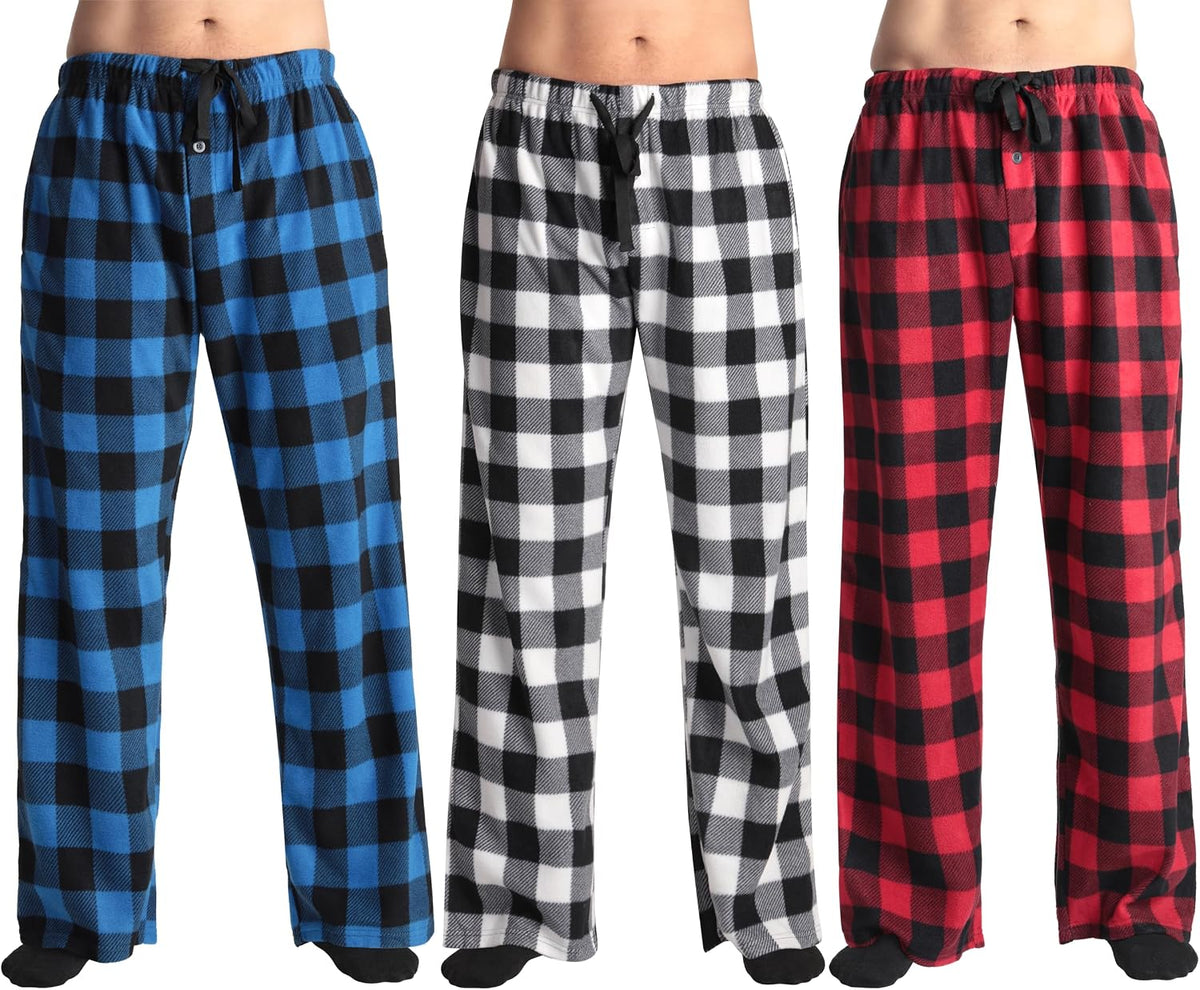 #followme Polar Fleece Pajama Pants for Men - (Pack of 3)