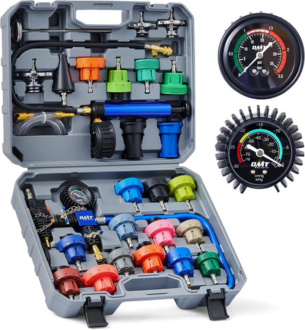 OMT Master Coolant Pressure Tester Kit, 33 Pcs Coolant Vacuum Refill Kit