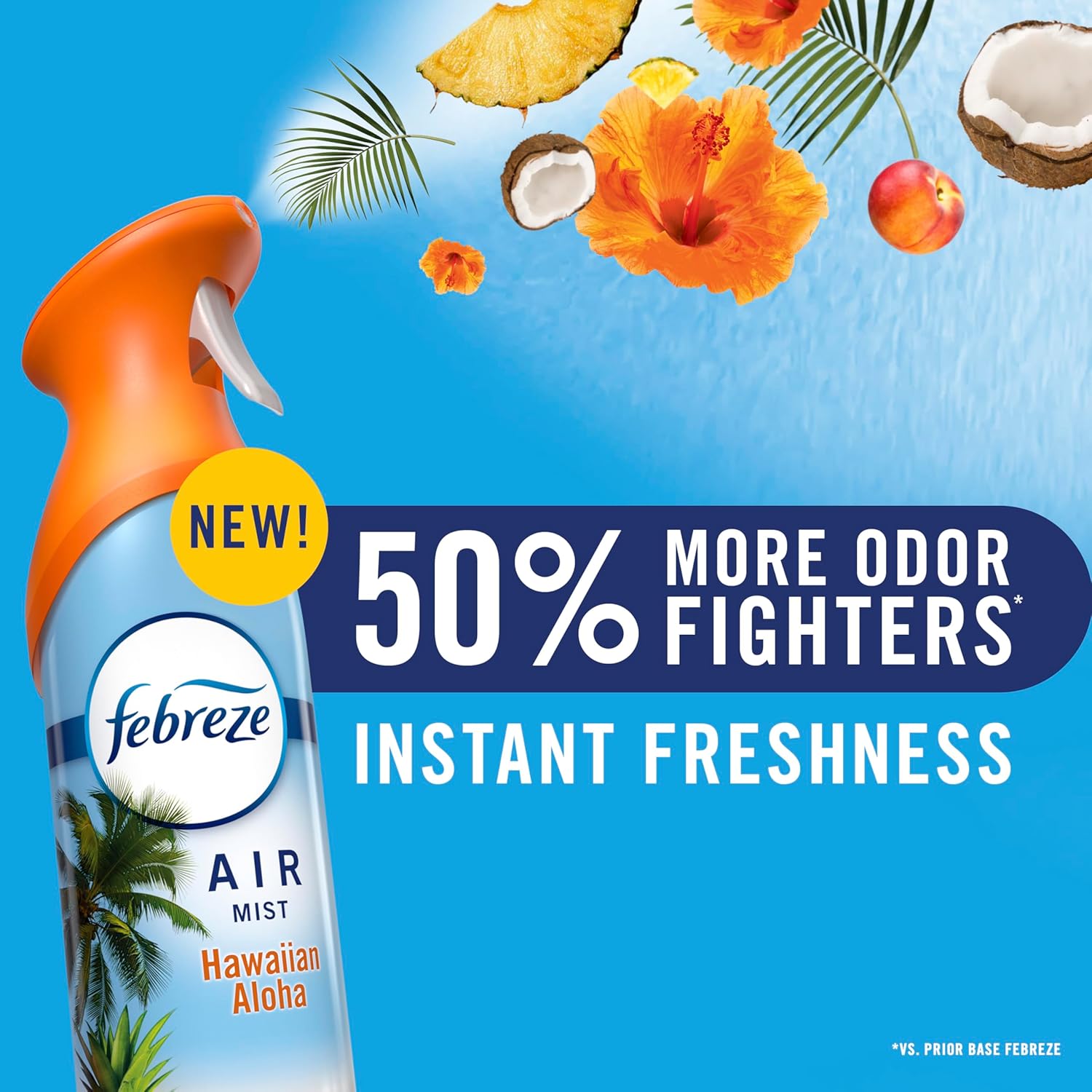 Febreze Air Mist, Air Freshener, Odor Fighting Room Spray, Deodorizer for Home Bathroom Kitchen Office Apartment, Soothe & Restore, Refresh & Energize, Romance & Desire Variety Pack, 8.1oz (Pack of 3)