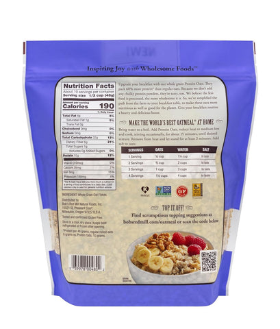 Bob's Red Mill High Protein Oats, 32oz (4 Pack)