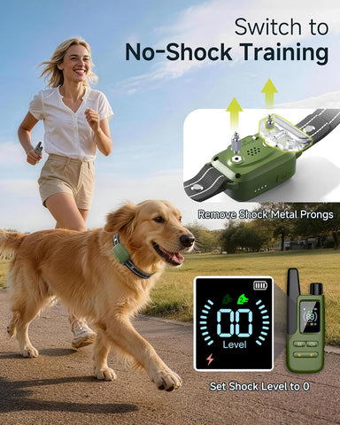Dog Shock Collar - 4500FT Dog Training Collar with Remote for Dogs 10-120lb