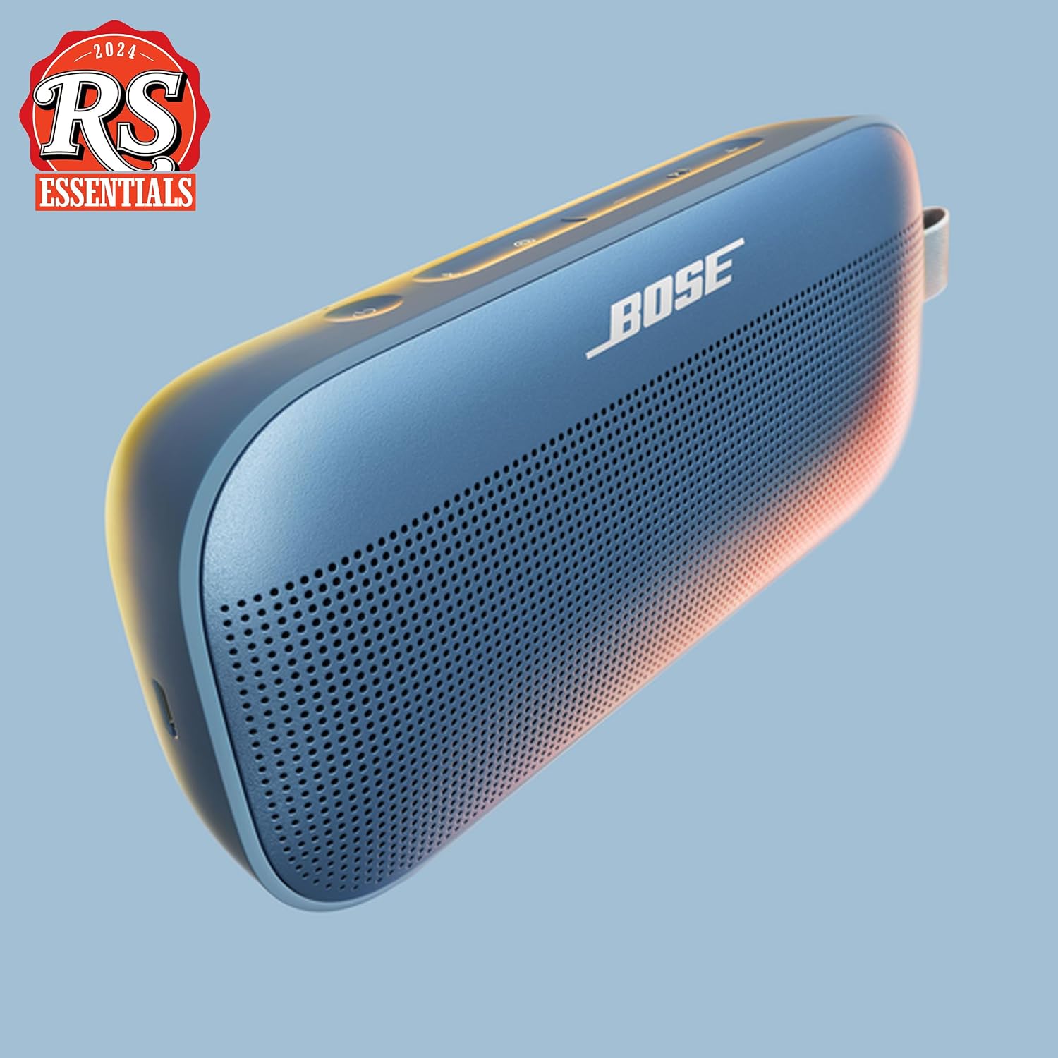 Bose SoundLink Flex Bluetooth Speaker (2nd Gen) - Portable Outdoor Speaker with Hi-Fi Audio, Waterproof and Dustproof, USB-C, Up to 12 Hours Battery Life, Blue Dusk