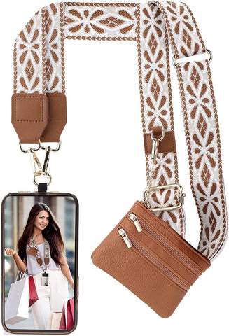 XANGNIER Clip and Go Strap for Phone with Wallet Crossbody,Multicolor 22
