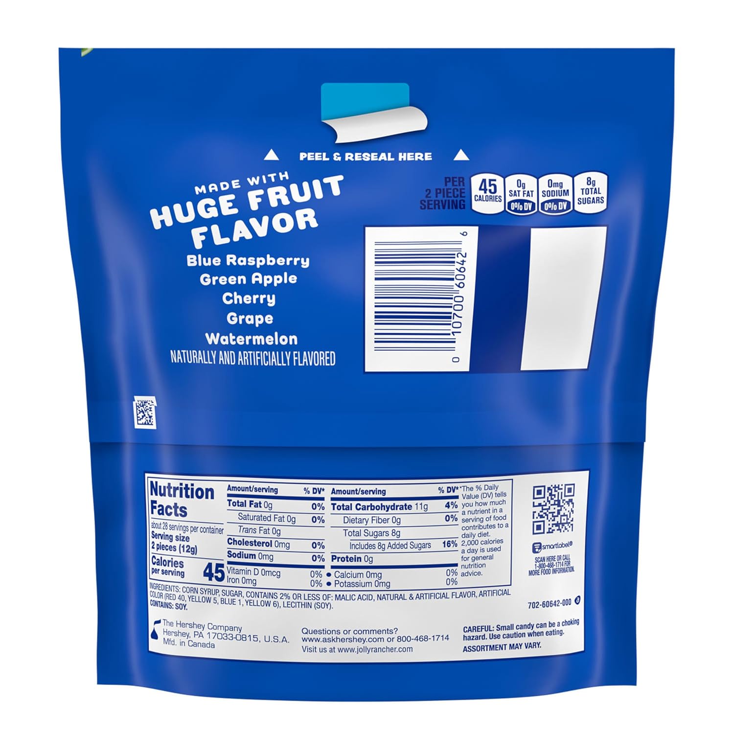 JOLLY RANCHER Original Fruit Hard Candy Bag, 12 oz