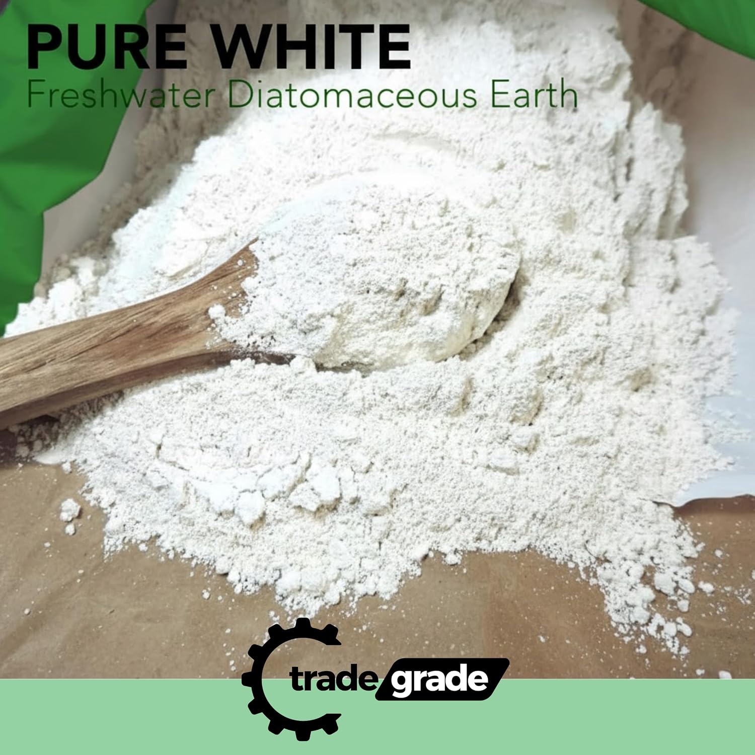 TradeGrade 100% Food-Grade Diatomaceous Earth – Bucket Powder | Organic, All-Natural DE for Garden, Home, Pets & More (1 Gallon)