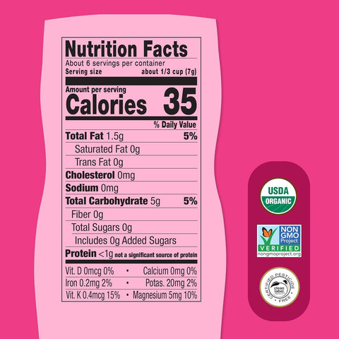 Once Upon a Farm Organic Baby Fruit & Veggie Puffs Strawberry, Coconut & Sweet Potato, 1.5oz