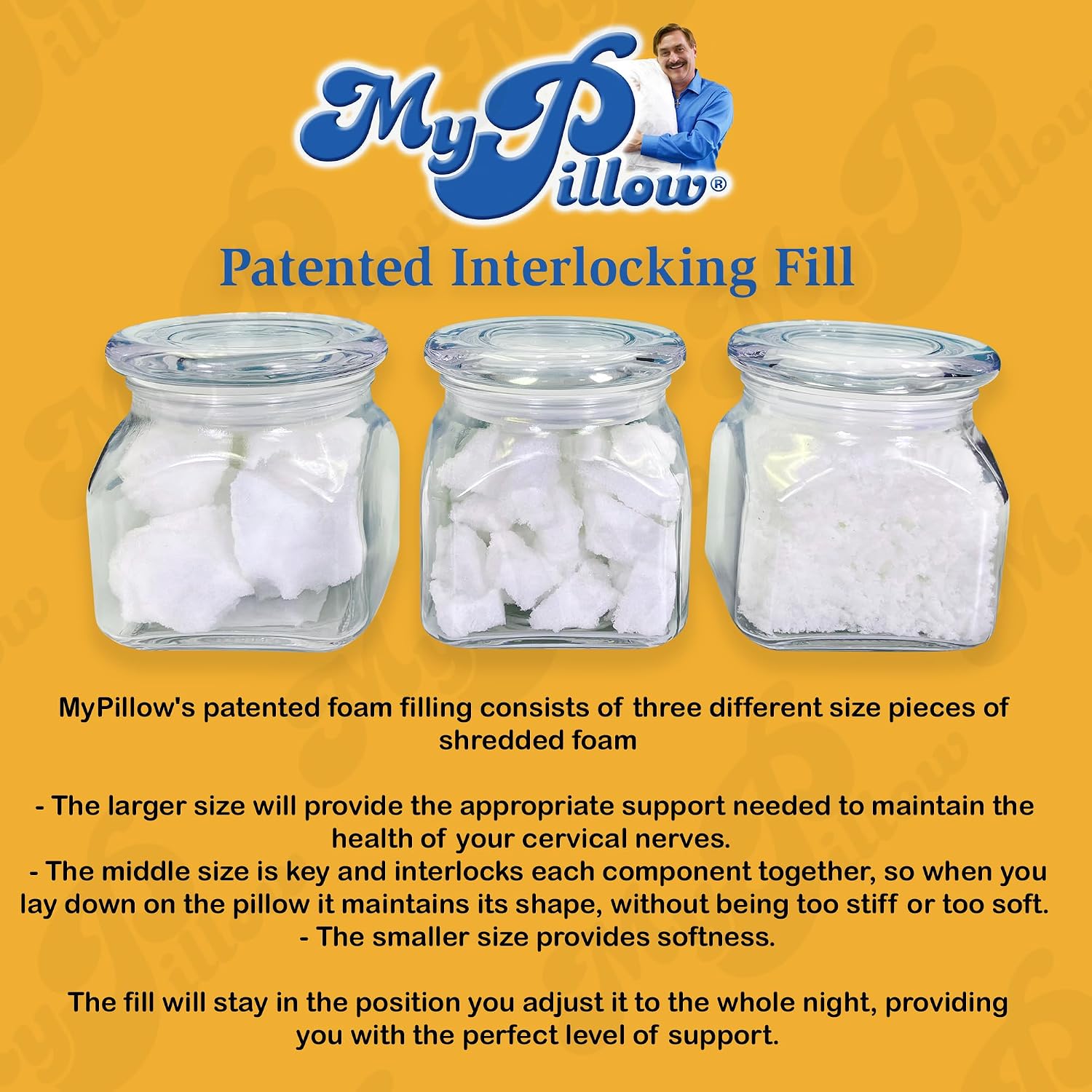 MyPillow Bedding Bed Pillows for Sleeping Queen Size, Perfect for Back, Stomach or Side Sleepers - My Pillow Classic Pillow [Queen, Medium]
