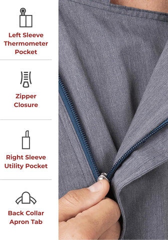 Chef Works Men's Springfield Chef Coat