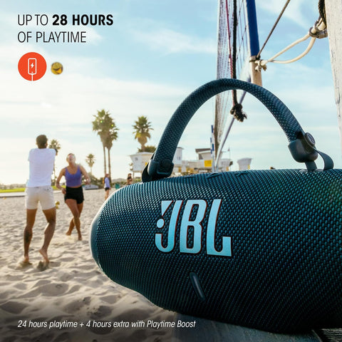 JBL Charge 6 Portable Bluetooth Speaker, Waterproof, Drop-Proof - Black