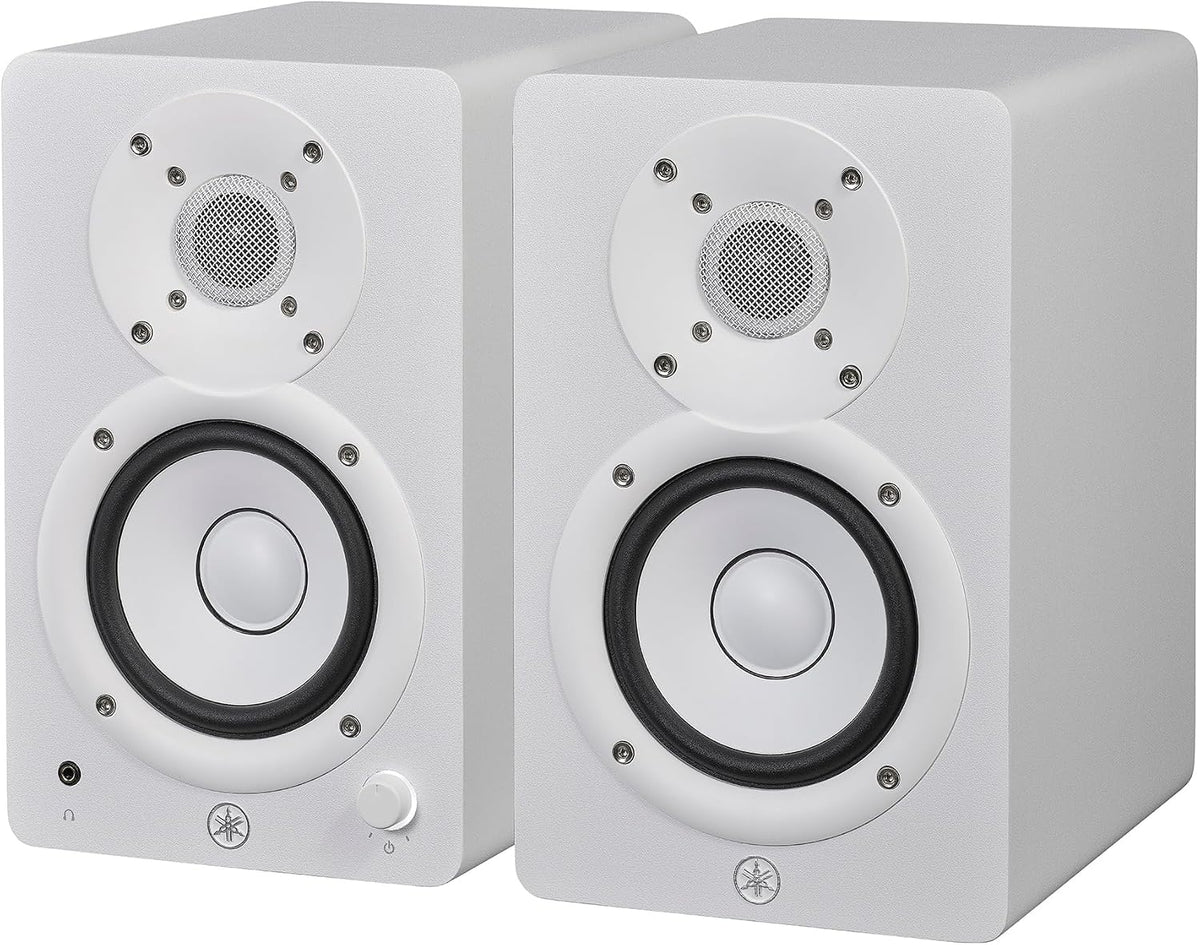 Yamaha HS4 Powered Studio Monitor in White, Pair (HS4 W)