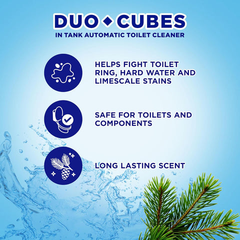 Soft Scrub in-Tank Toilet Cleaner Duo-Cubes, Alpine Fresh, 4Count