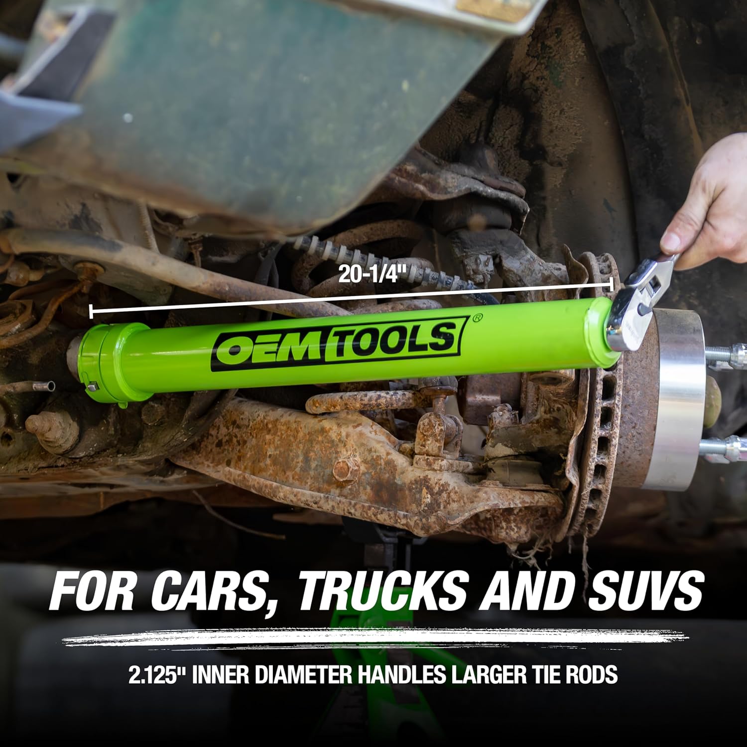 OEMTOOLS 27178 Inner Tie Rod Removal Tool Set Removes and Installs