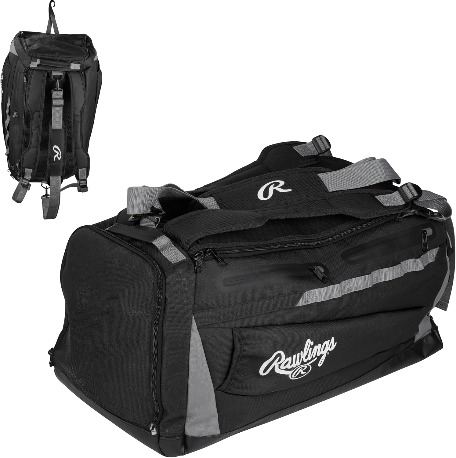 Rawlings | MACH Hybrid Backpack/Duffle Equipment Bag | Baseball & Softball | Multiple Colors
