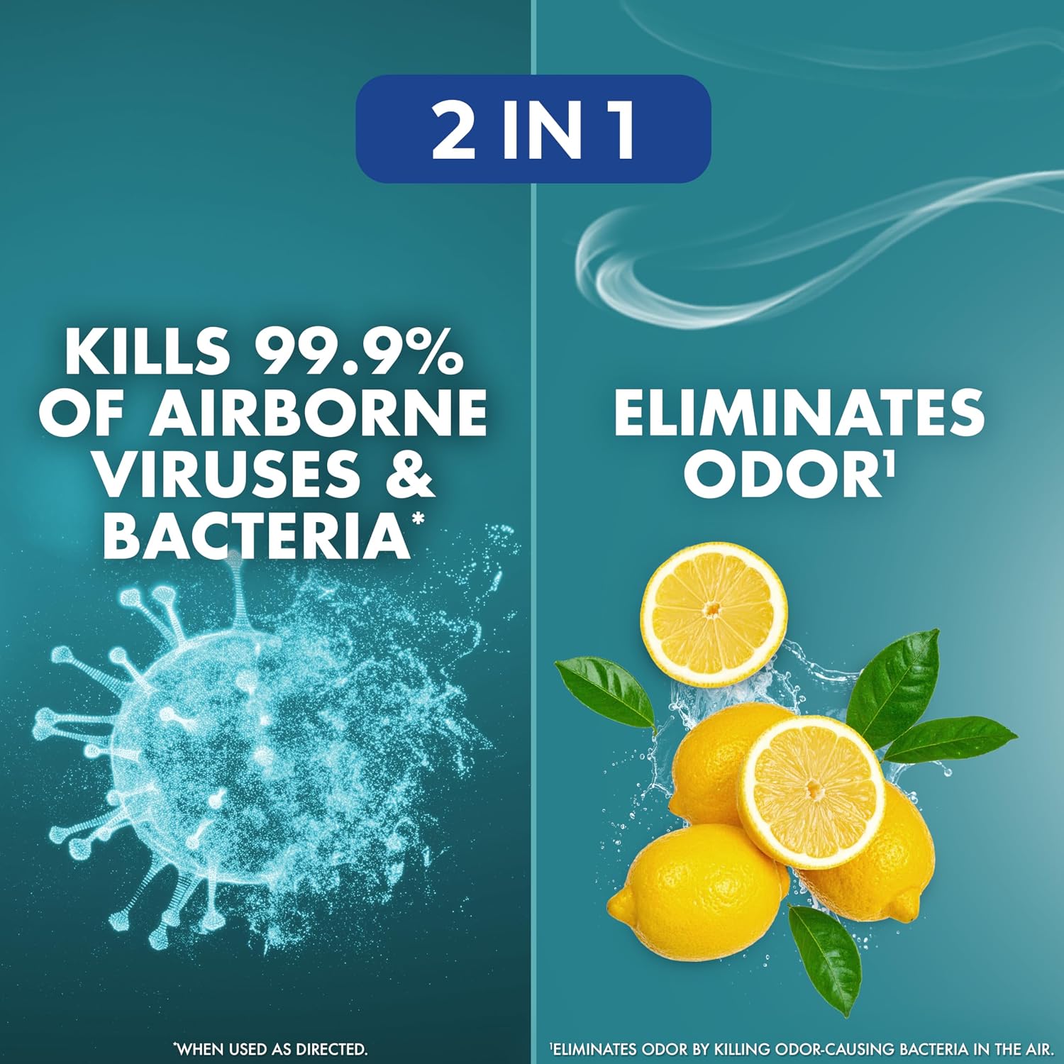 Lysol Air Sanitizer Spray, Air Freshener Alternative, Multi-Fragrance 3-Pk