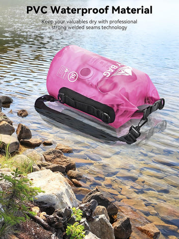 HEETA Dry Bag Waterproof Backpack with Phone Case 5L/10L/20L/30L/40L