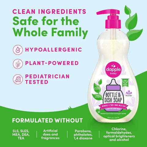 Dapple Baby - Lavender Bottle & Dish Soap - 16.9 fl oz