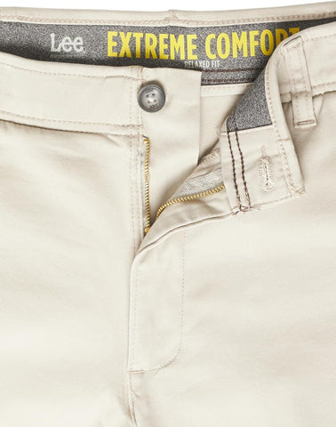 Lee Men's Extreme Motion Flat Front Relaxed Taper Pant