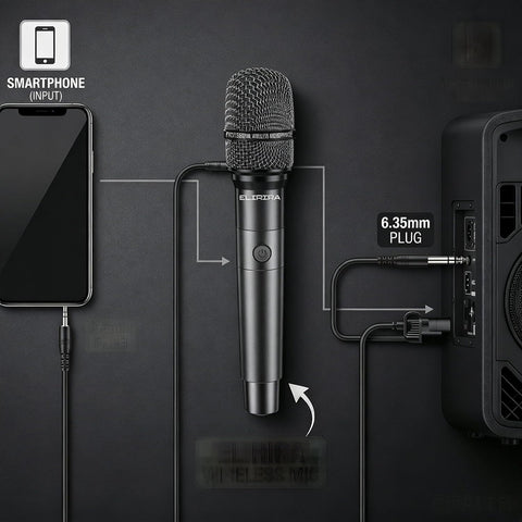 HVM-001 Wireless Microphone, Rechargeable