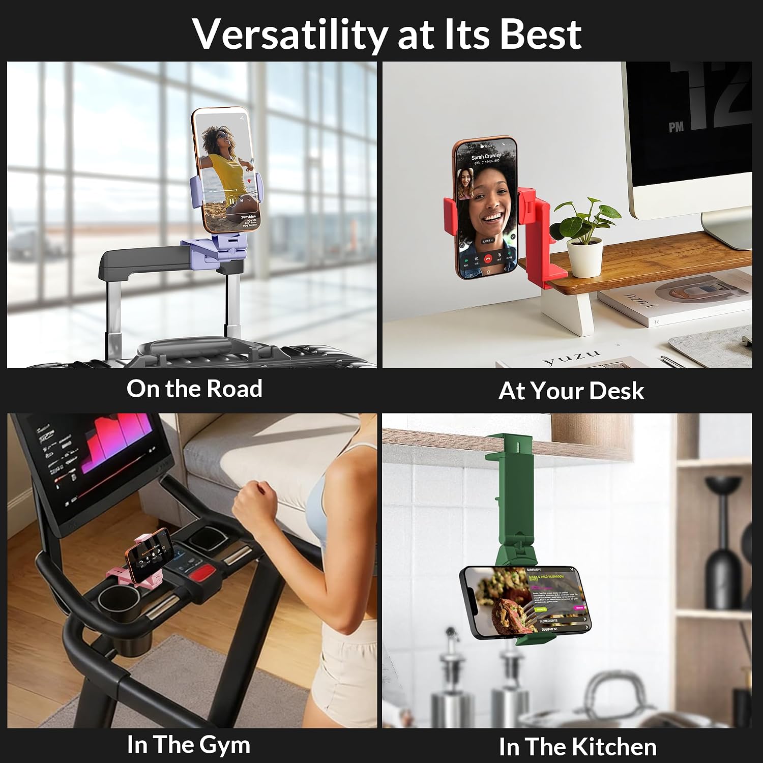Perilogics Airplane Phone Holder Mount, Plane Travel Essentials