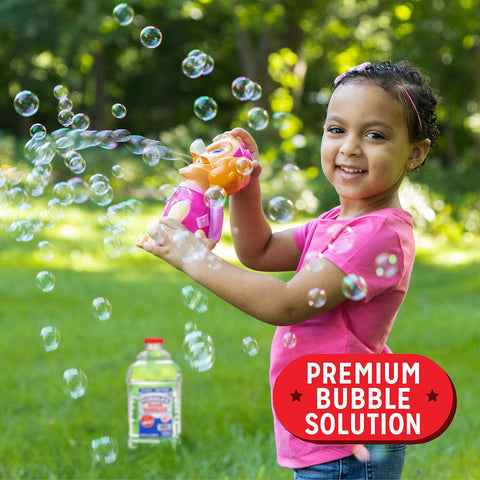 Little Kids Bubbles by Fubbles | Made in The USA | 64oz Non Toxic Bubble Solution | Refill Solution for Bubble Machines and Bubble Toys