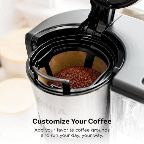 Ninja Fresh Brew Coffee Maker, 14 Cup Glass Carafe, Stainless, CE451AMZ