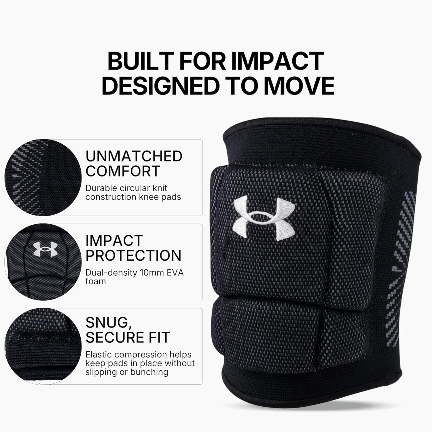 Under Armour Volleyball Knee Pads, Set of 2