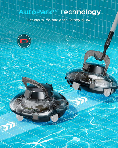 Winny Pool Cleaner Cordless Pool Vacuum Robot for Above Ground Pool