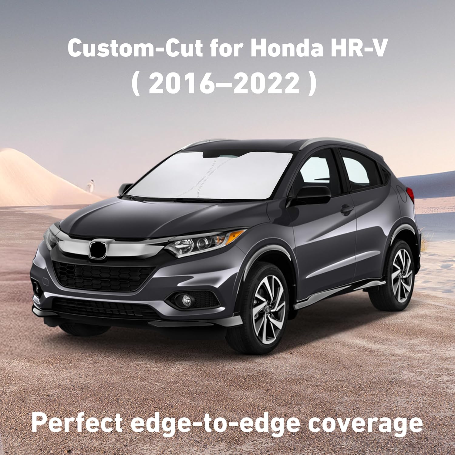 EcoNour Windshield Sunshade Compatible for Honda HRV 2016-2020 2021 2022