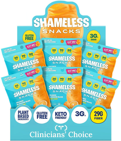 Shameless Snacks Orange Blossom Bliss Citrus Gummy Candy & Fruit Snacks