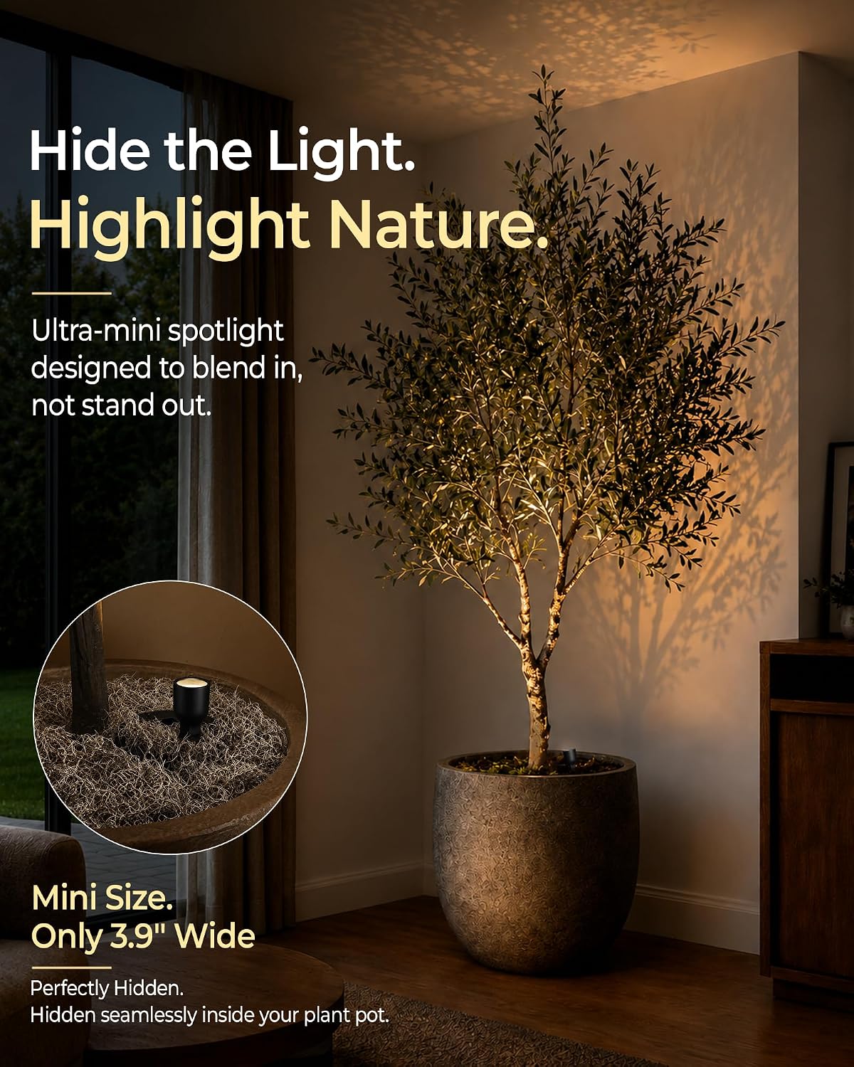 EZVALO 2-Pack Spotlight Indoor, Rechargeable Battery Picture Lights, Wireless Uplights with Remote, Dimmable, ⁠3 Color Temperatures⁠, Timer, Accent Lighting for Plants, Trees, Art, Displays