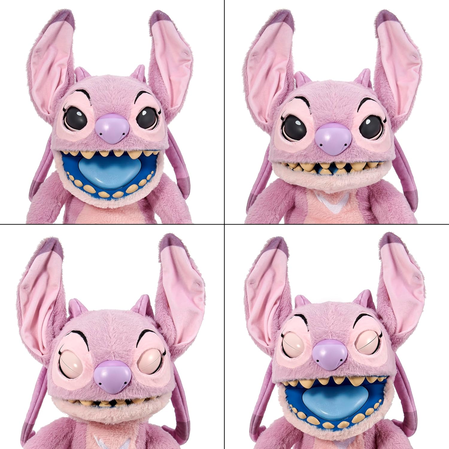 Wow! Stuff Disney Angel Puppetronic by RealFX | Looks, Feels & Sounds Real! | Disney's Lilo & Stitch | Over 100 Action & Sounds | 18" High | Ages 6+