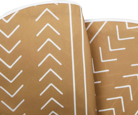 Boppy Nursing Pillow Cover, 100% Organic Cotton, Camel Stitched Stripe, Fits The Original Support Pillow for Breastfeeding and Bottle Feeding, Cover Only, Nursing Support Pillow Sold Separately