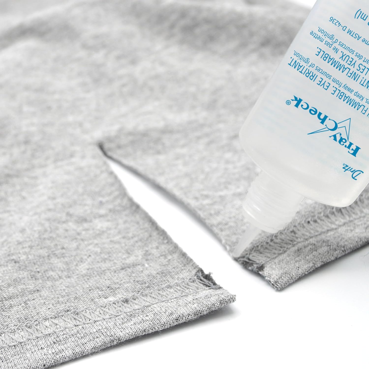 Dritz Fray Check Liquid Seam Sealant – Permanent Clear Fabric Edge Protector to Prevent Fraying and Secure Thread Ends – 0.75 oz