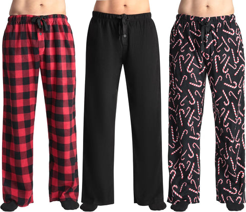 #followme Polar Fleece Pajama Pants for Men - (Pack of 3)