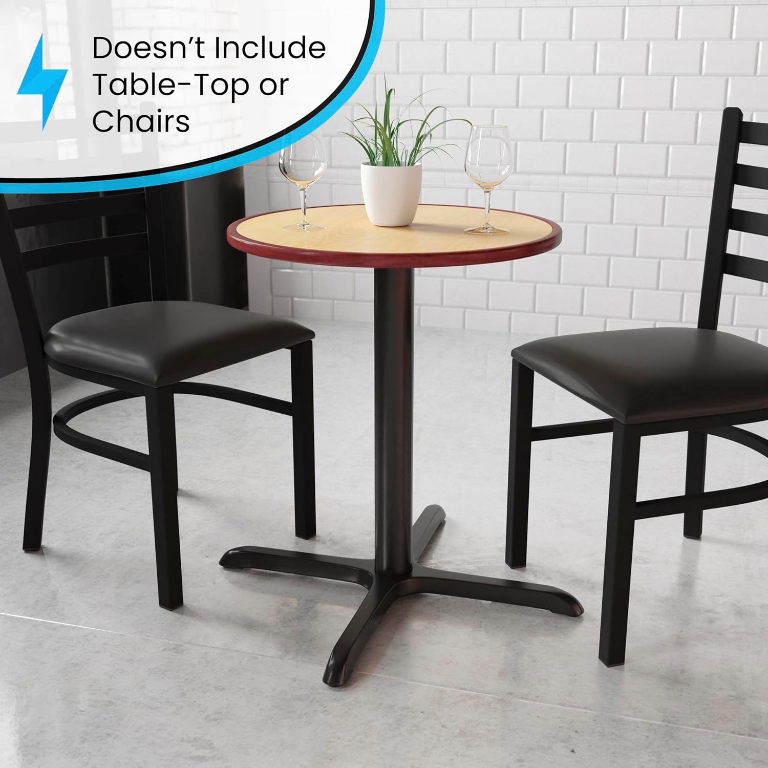 Flash Furniture 30x30 in Restaurant Table Base