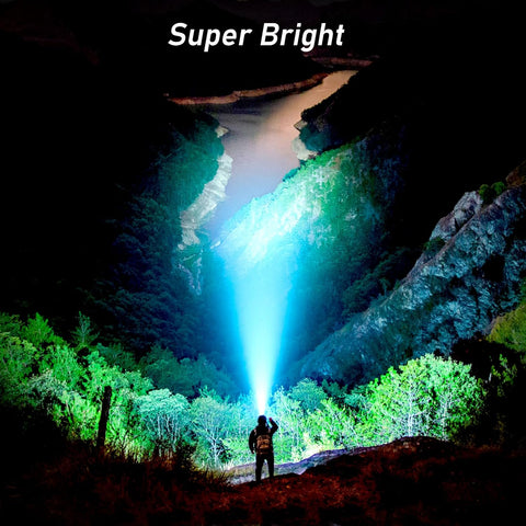 Blukar LED Headlamp Rechargeable, 2000L Super Bright Headlight Flashlight