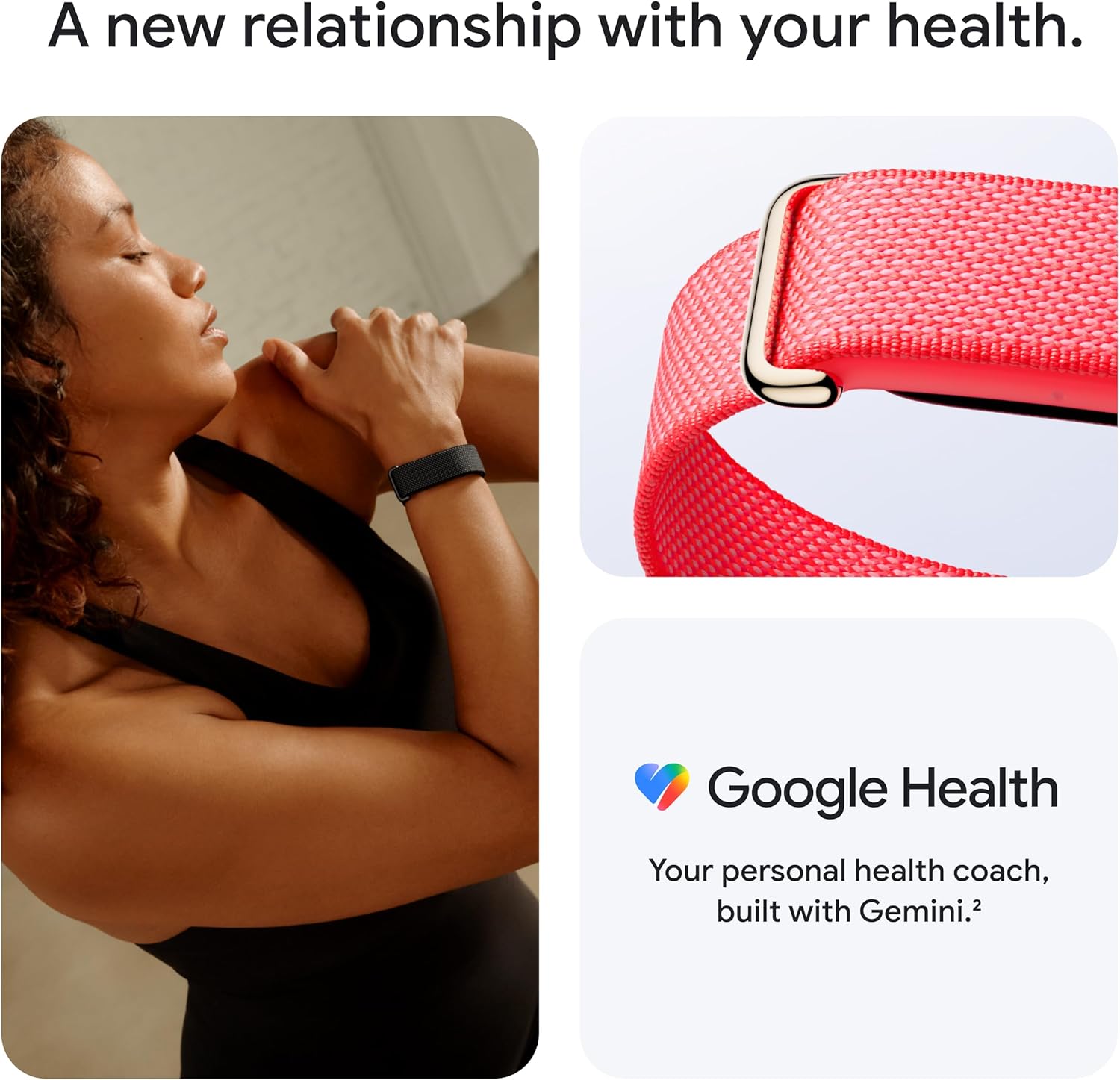 Fitbit Google Air - Screenless Activity Tracker - Obsidian