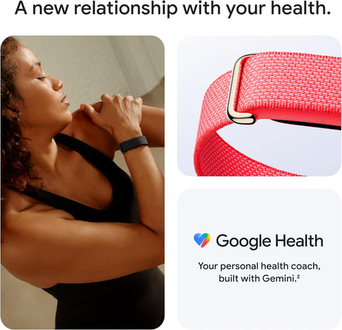 Fitbit Google Air - Screenless Activity Tracker - Obsidian