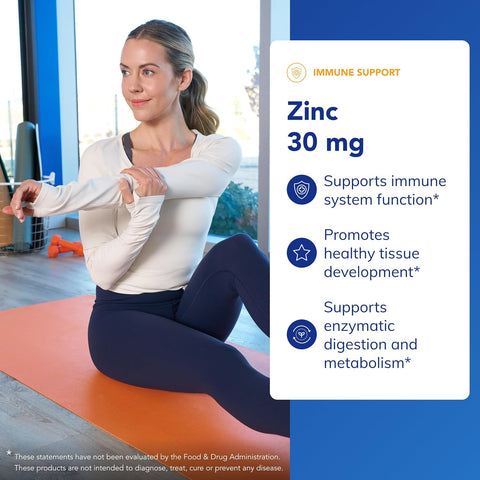 Pure Encapsulations Zinc 30 mg, 60 Capsules