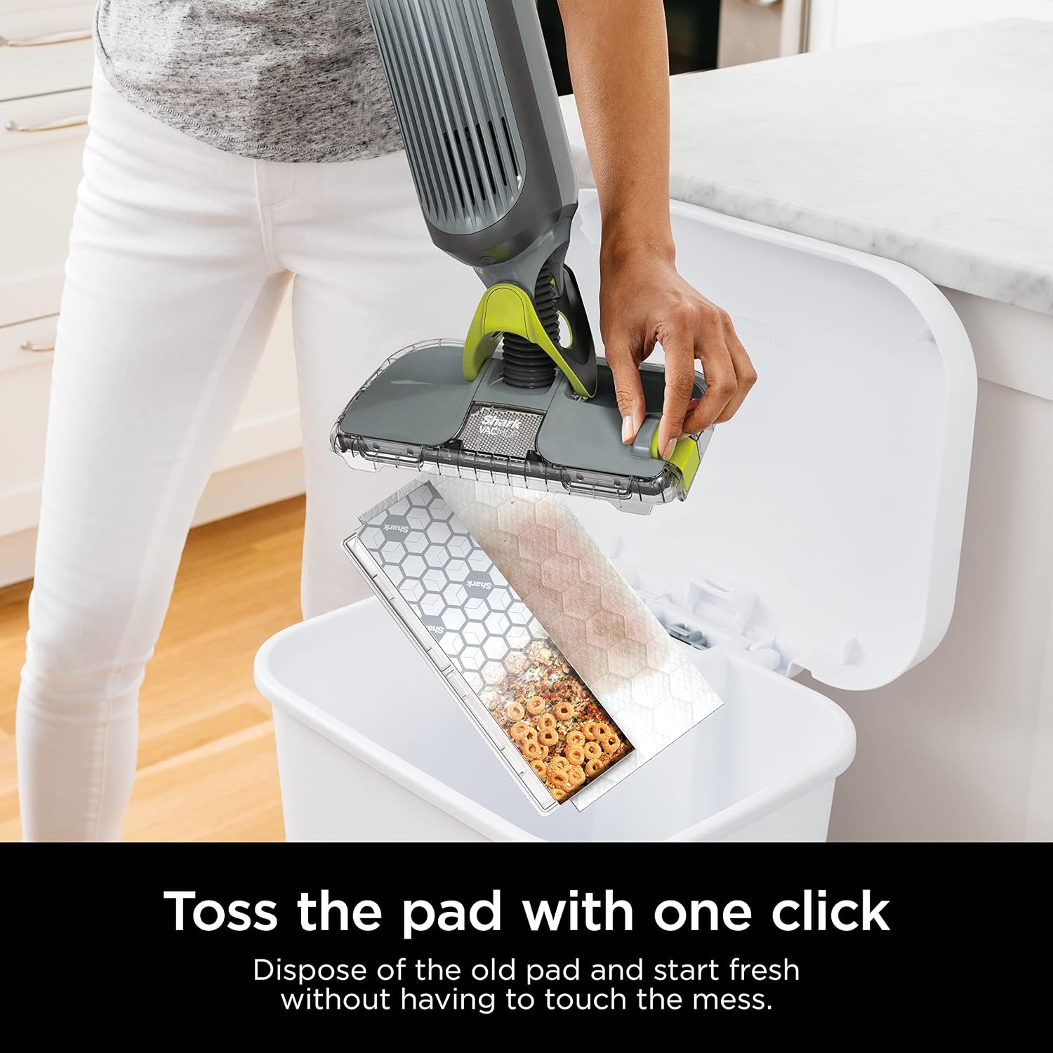 Shark VACMOP Disposable Hard Floor Pad Refills, 32 Count, VMP32