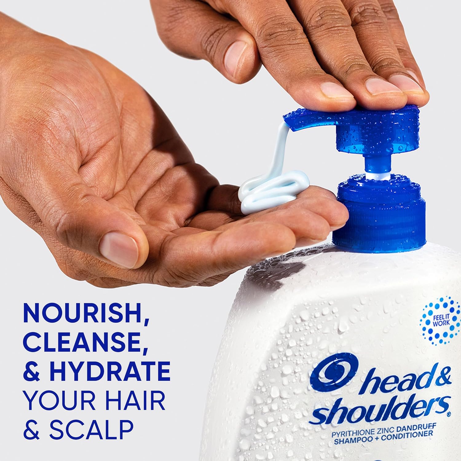 Head & Shoulders Tea Tree Oil 2-in-1 Anti-Dandruff Shampoo and Conditioner Twin Pack, 72-Hour Protection, 1% Pyrithione Zinc, 32.1 fl oz Each