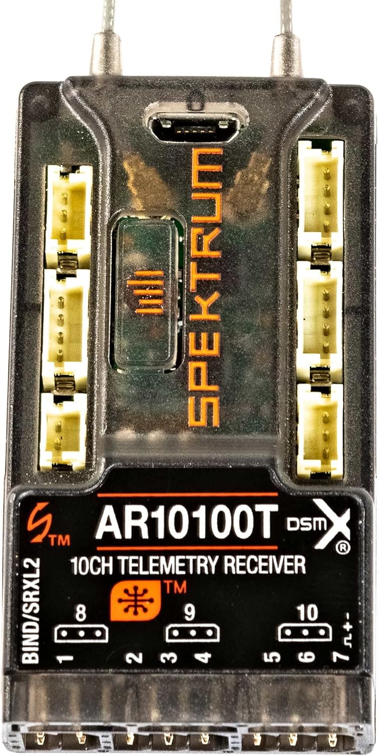 Spektrum AR10100T DSMX 10-Channel Telemetry Receiver, SPMAR10100T