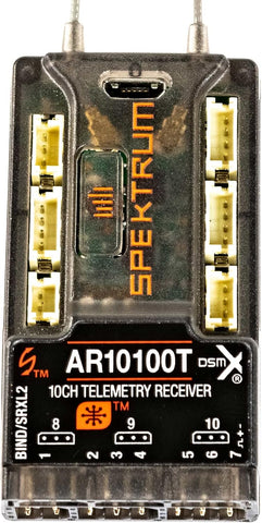 Spektrum AR10100T DSMX 10-Channel Telemetry Receiver, SPMAR10100T