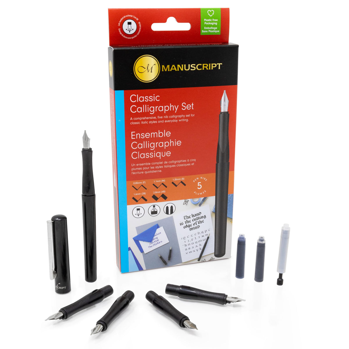Manuscript Calligraphy Fountain Pen - Classic Set