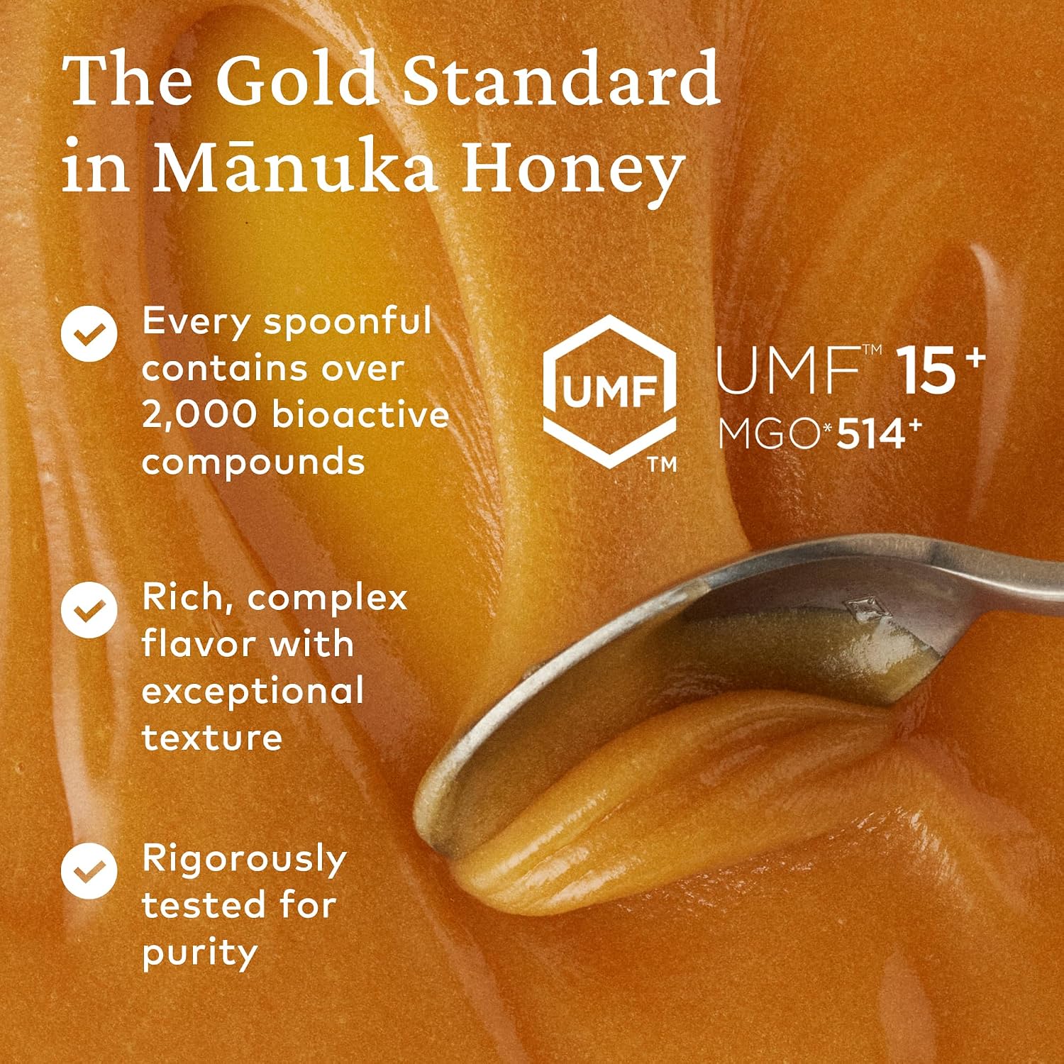 Comvita Manuka Honey UMF 15+ (MGO 514+) Raw, Monofloral - 500g (17.6 Oz)